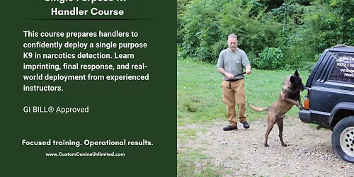 Single Purpose K9 Handler Course