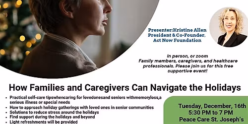Caregiver Support: Making It Through the Holidays!