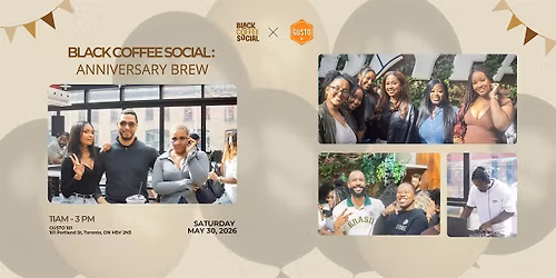 Black Coffee Social: Anniversary Brew