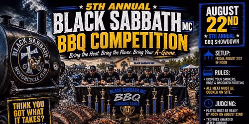 5th Annual Black Sabbath MC BBQ Competition 