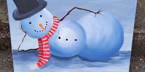 Snowman Paint Class at High Steel Beer Co. - Fundraiser for Tom