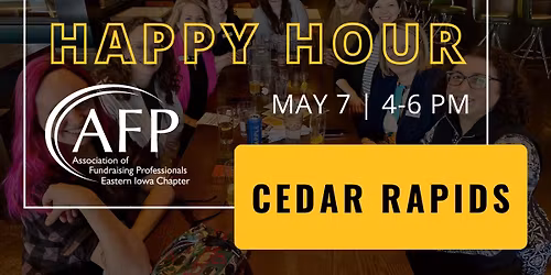 AFP Eastern Iowa-May Happy Hour
