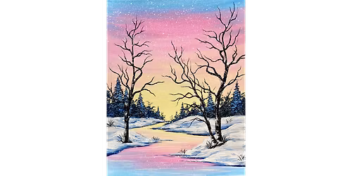 Colors of Winter - Paint and Sip in Orange County | Classpop!\u2122