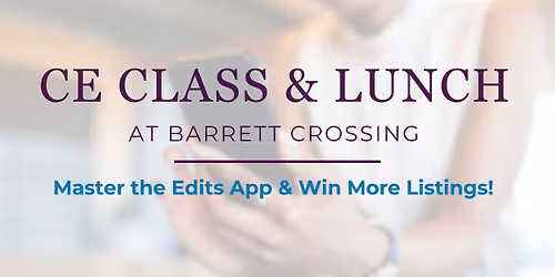 FREE CE Class & Lunch for Houston Metro Agents