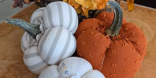 Cozy Fabric Pumpkin Workshop