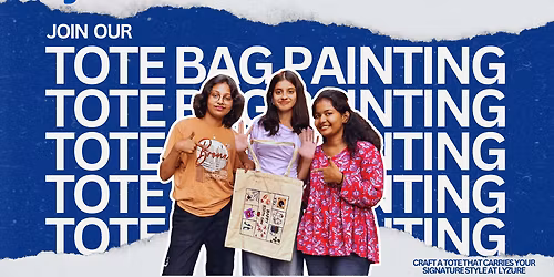 Carry Your Creativity - Tote Bag Painting Workshop at Lyzure