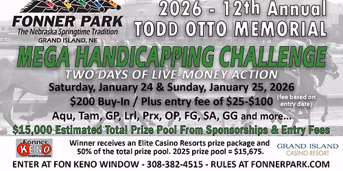 Todd Otto Handicapping Challenge