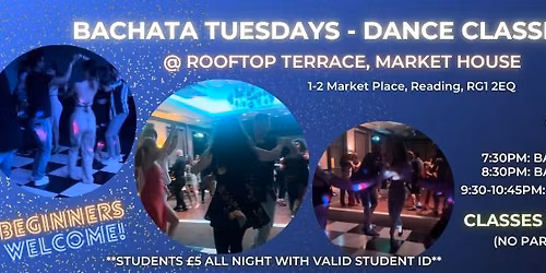 BachakizReading Bachata and Latin Dances on Tuesdays @Markethouse Reading