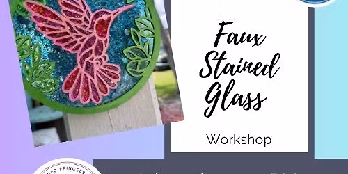 Faux Stained Glass - Paint with The Charlestown Parks Department 