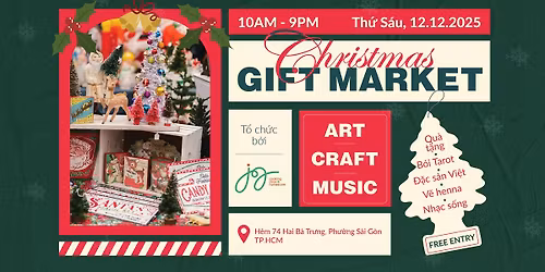 \ud83c\udf84CHRISTMAS GIFT MARKET 2025: ART - CRAFT - MUSIC