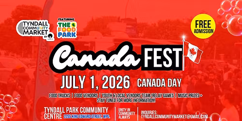 Canada Fest at Tyndall Park - July 1, 2026