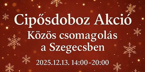 🎁 Cipősdoboz Akció – Közös csomagolás a Szegecsben 🎁