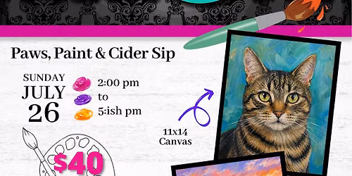 Paws, Paint & Cider: Paint Your Pet 