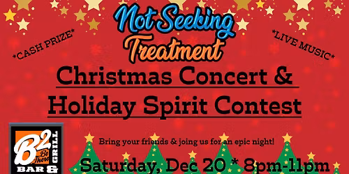 Christmas concert at B Squared * Holiday Spirit contest