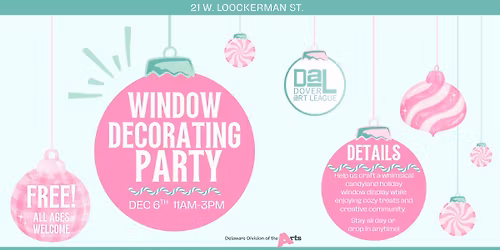 Window Decorating Party