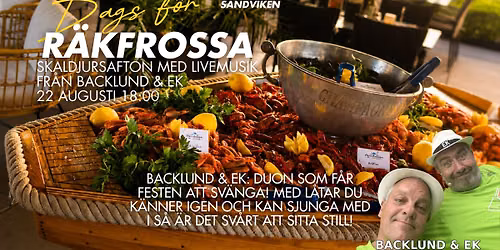 Skaldjursafton med Backlund och Ek!
