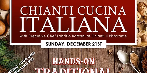 Cucina Italiana Holiday Cookie Class - December 21st