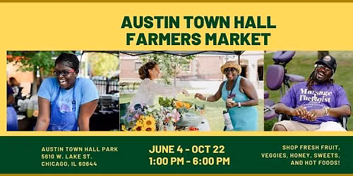 Austin Town Hall Farmers Market - 2026 Season
