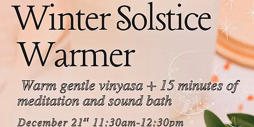 Winter Solstice Warmer