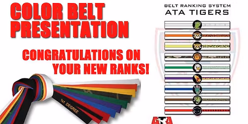 Color Belt Presentation