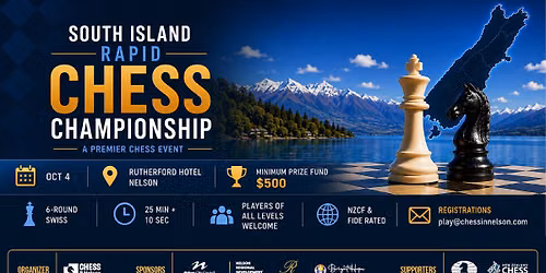 South Island Rapid Chess Championship 2026