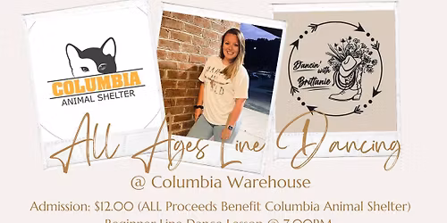 Columbia Warehouse All Ages Line Dance Fundraiser