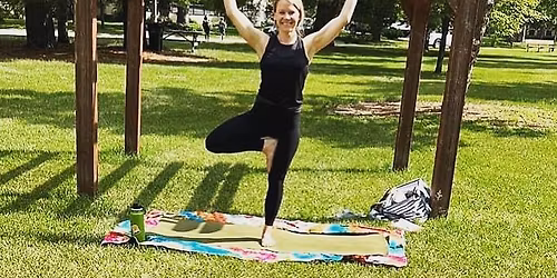 Yoga in The Park with Monroe Yoga at Gregory Park 