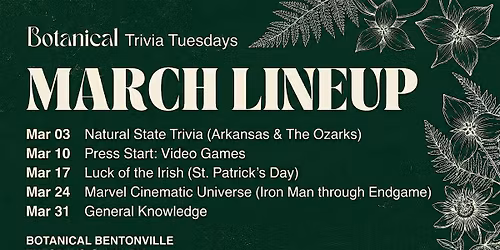 Trivia Tuesdays - Press Start: Video Games