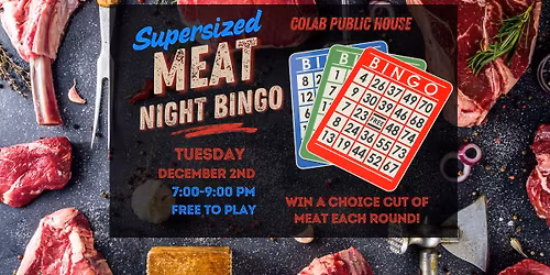 Meat Night Bingo 