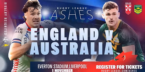 ABK Rugby League Ashes - England vs Australia Tickets