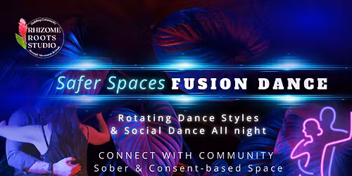 Dance Class & Fusion Social (Safer Space)