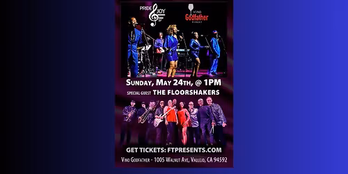 Pride & Joy SF with special guest THE FLOORSHAKERS - May 24th at Vino Godfather
