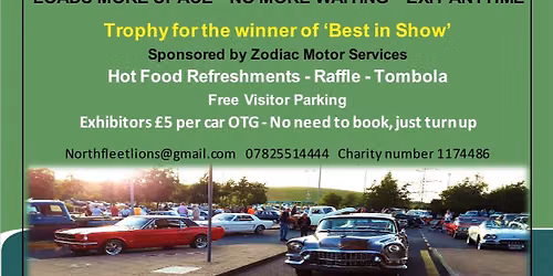 Charity Classic Car Show - Eleanor Hospice 