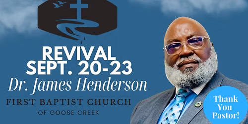 Fall Revival 2026 Dr. James Henderson