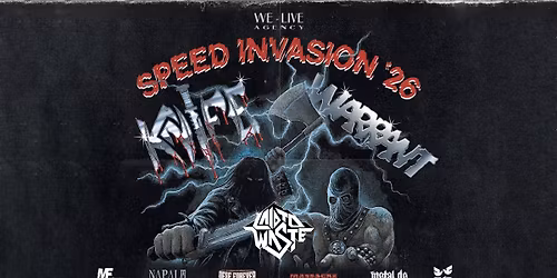 SPEED INVASION '26 | KNIFE + WARRANT + LAID TO WASTE | Uhersk\u00e9 Hradi\u0161t\u011b | 3.4.2026