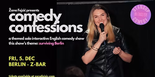 Comedy Confessions: An Interactive English Comedy Show (Berlin Mitte)