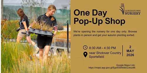 One Day Pop-Up Shop