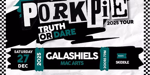 PorkPie Live plus DJ's Christmas Special at MacArts, Galashiels