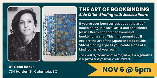 The Art of Bookbinding: Side Stitch Binding with Jessica Ream