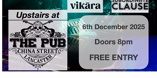 Sethera live upstairs at The Pub plus support