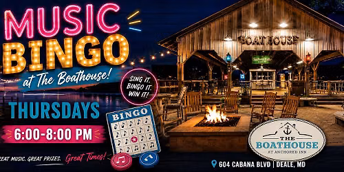 Music Bingo at The Boathouse!