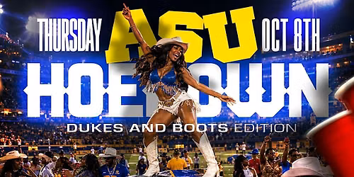 ASU HOE DOWN DUKES AND BOOTS EDITION FREE MECHANICAL BULL RIDES