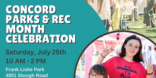 Kids Markets at Concord Parks and Rec Month Celebration