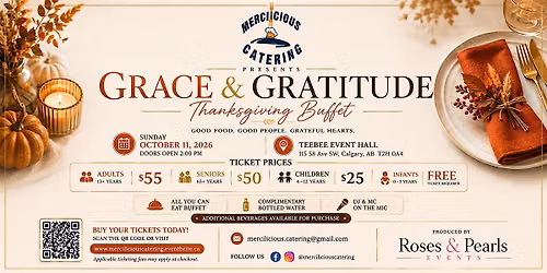 MERCILICIOUS THANKSGIVING BUFFET: GRACE AND GRATITUDE