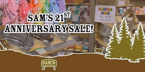Sam's 21st Anniversary Sale | Aug 1st and 2nd