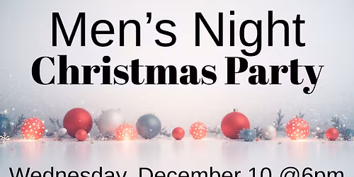 Men's Night Christmas Party