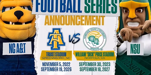 North Carolina A&T Aggies vs. Norfolk State Spartans