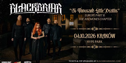 Blackbriar \/ 4 X 2026 \/ Krak\u00f3w