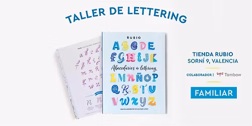 Taller de Lettering familiar CREAR en PRIMAVERA