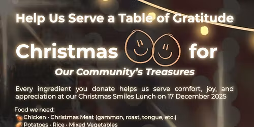 Christmas Smiles for our Community Treasure